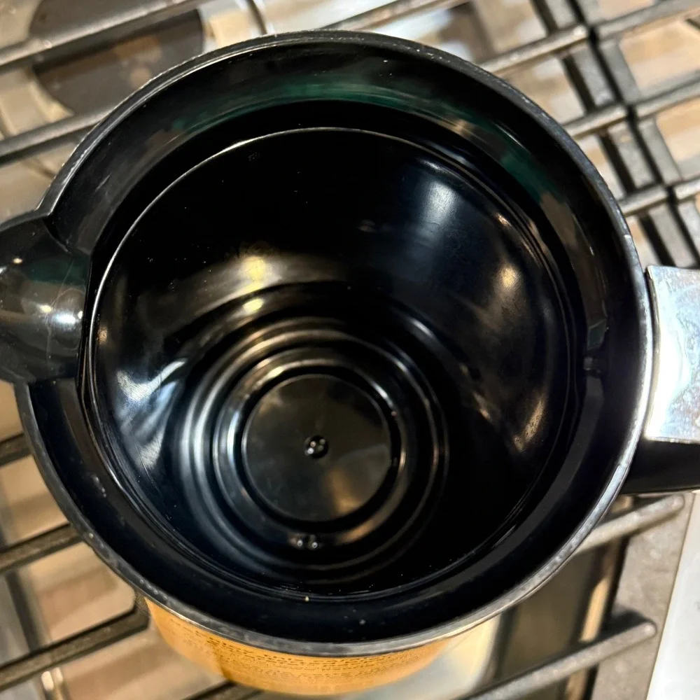 Keurig K-Carafe Coffee Pot Replacement Black‎ Chrome Unisex OS Like New Thermal